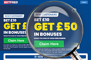 Betfred sign-up bonus